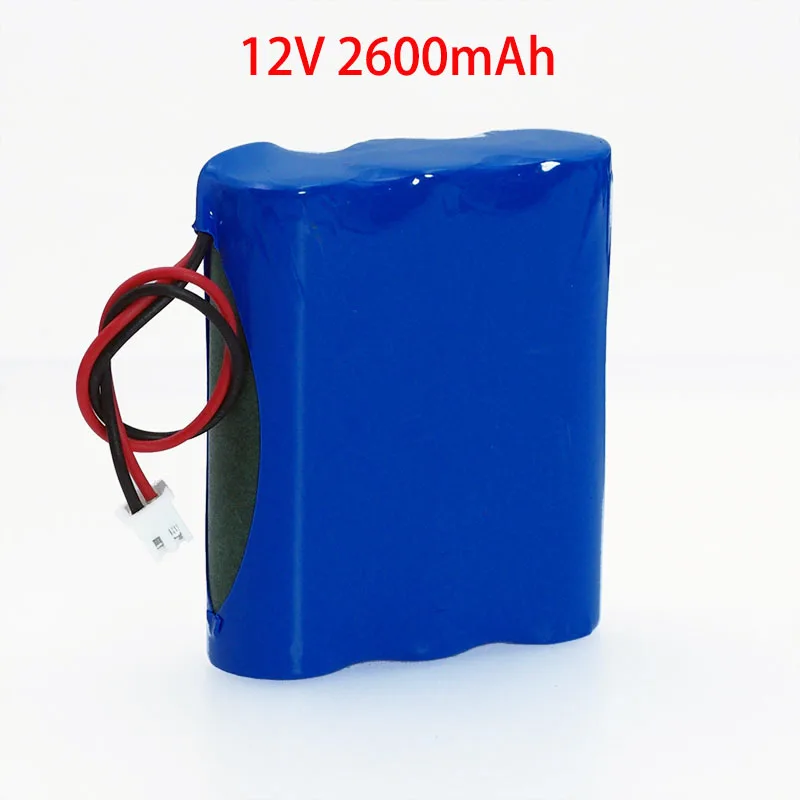 12V 2600mAh Battery Умное устройство для зарядки никель-металлогидридных аккумуляторов от компании Liitokala: 12 V 18650 2600 мА · ч, литий-ионный, Батарея пакет камера видеонаблюдения с монитором Батарея 12,6 V 1.8A 2A 2.2A 2.5A 2.6A 2.8A 3A батареи - Цвет: 12V 2600mAh Battery