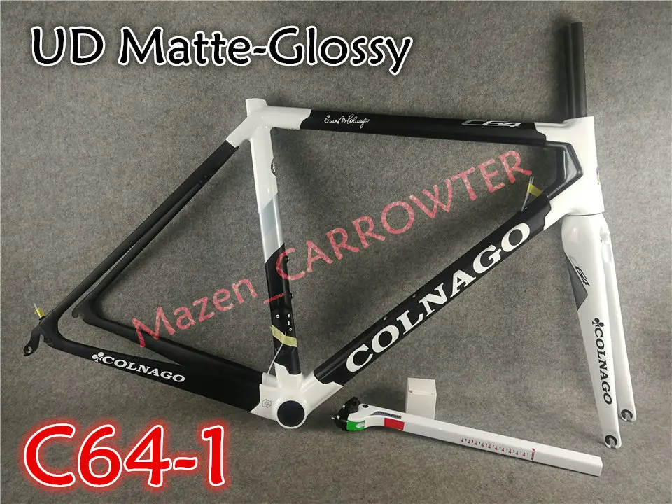 T1100 UD серебристо-черные Colnago C64 карбоновые шоссейные рамы и 50 мм карбоновые колеса 23 мм ширина Novatec A271 ступицы EMS UPS XDB
