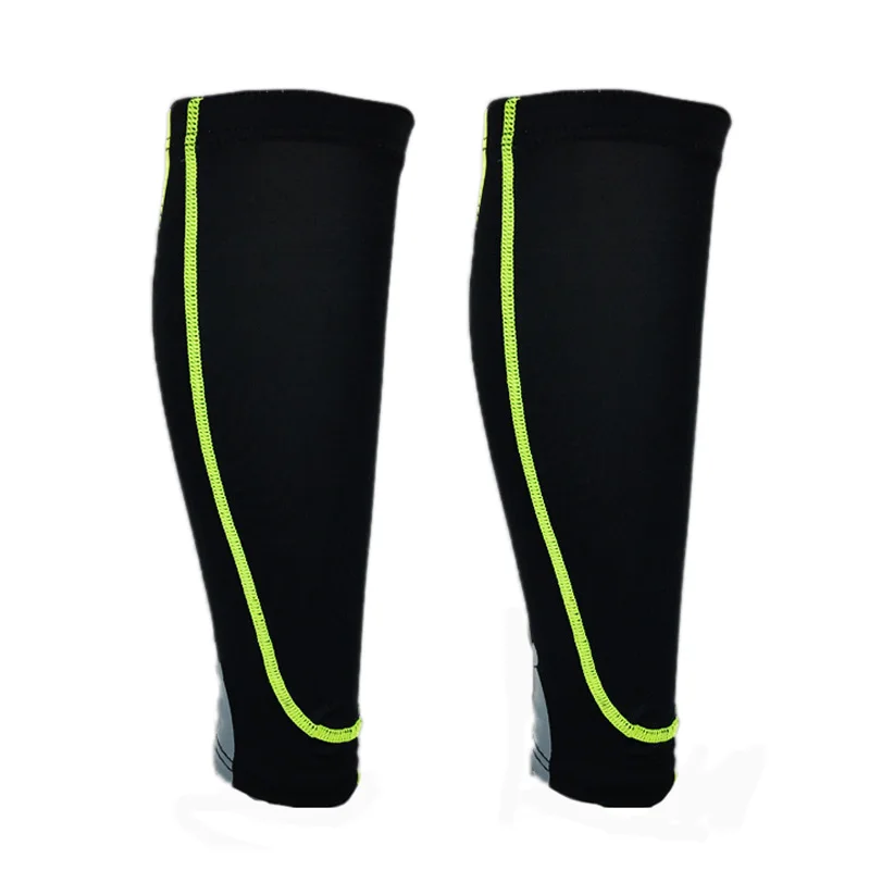 Дышащие Футбол Баскетбол Бег до середины икры компрессионный рукав ногу