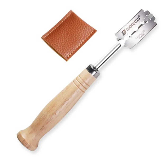 Baking Cutter KHGDNOR хлебная форма-резак для украшений из нержавеющей стали Кондитерский Резак Европейский хлеб изогнутый дугой нож с 4 сменными лезвиями - Цвет: Baking Cutter