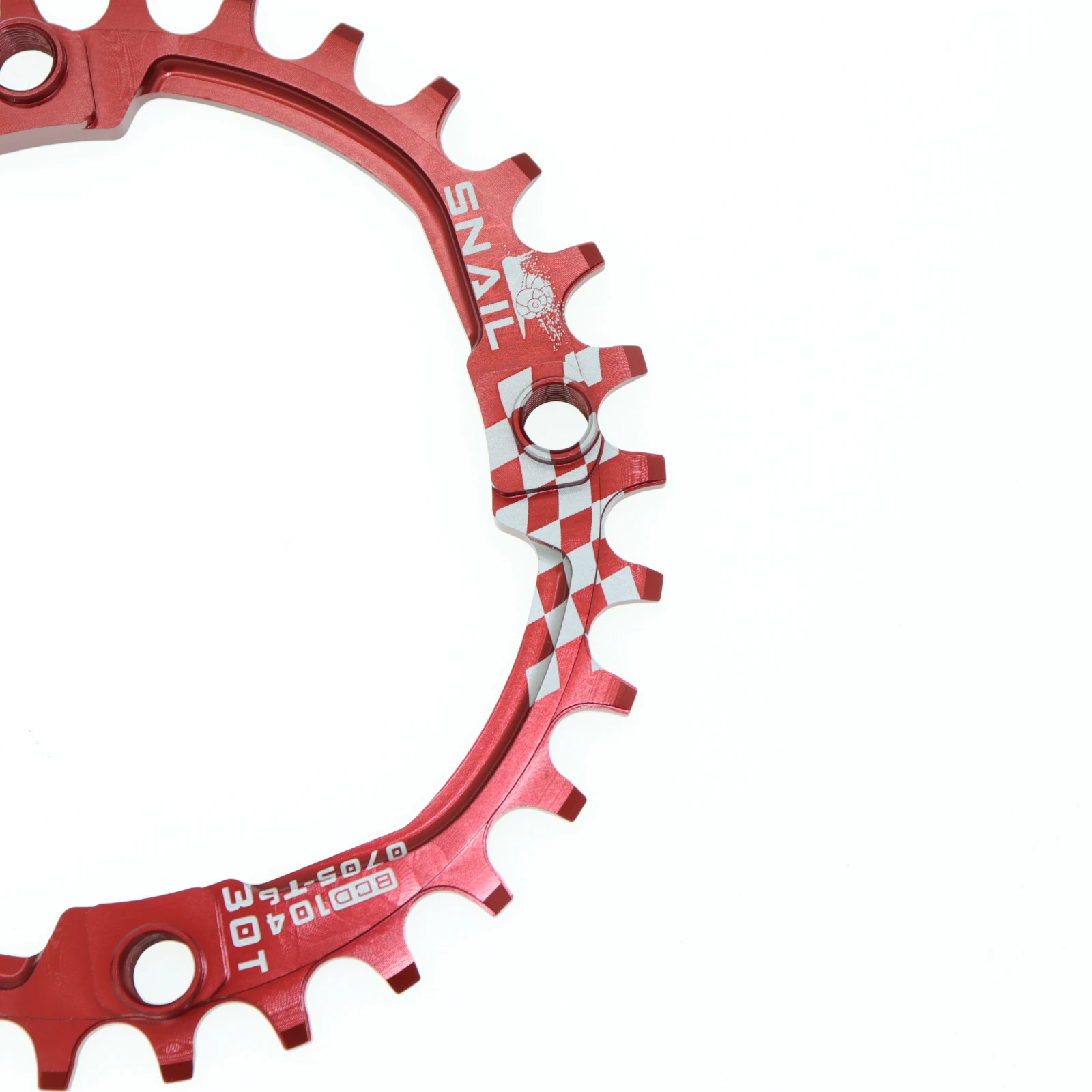 SNAIL Chainring 104 BCD 30T Круглый MTB горный велосипед цепь колеса Сверхлегкий зуб пластина 104bcd