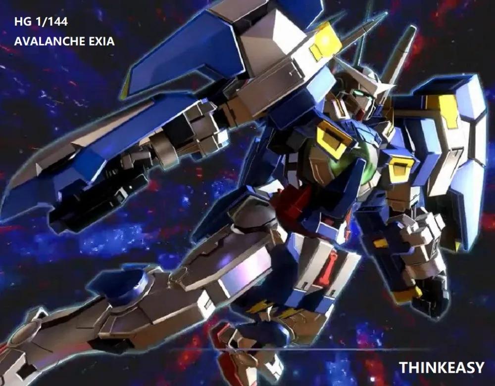Оригинальная модель Japaness HG 1/144 00 QAN[T] avalexi' GUNDAM READY PLEAYER ONE unchaining Mobile Suit детские