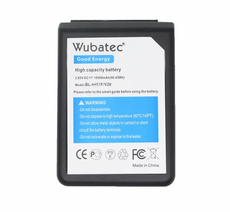 Wubatec 1x10500 мА/ч V20 на Батарея с TPU чехол BL 44E1F для LG LS997 F800 VS995 US996 H990 H990DS H910 H918|Чехлы