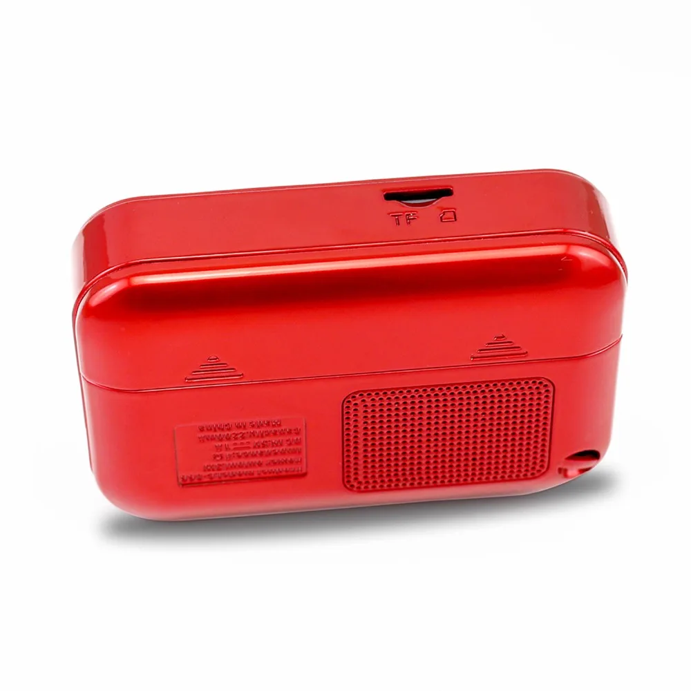 c-866 Portable speakers outdoor Dancing speaker tf card usb fm radio Music Surround MP3 player big button Luminous Alarm clock