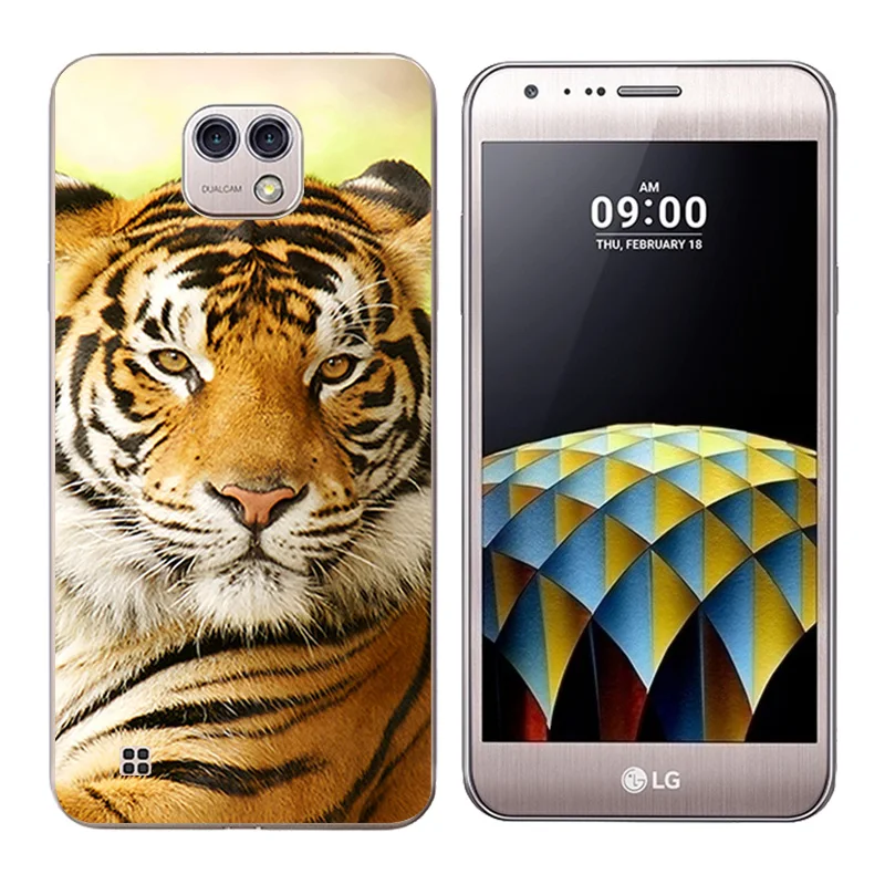 Чехол для LG X Cam K580 5 2 дюйма чехол силиконовый с принтом мягкий TPU мобильный телефон