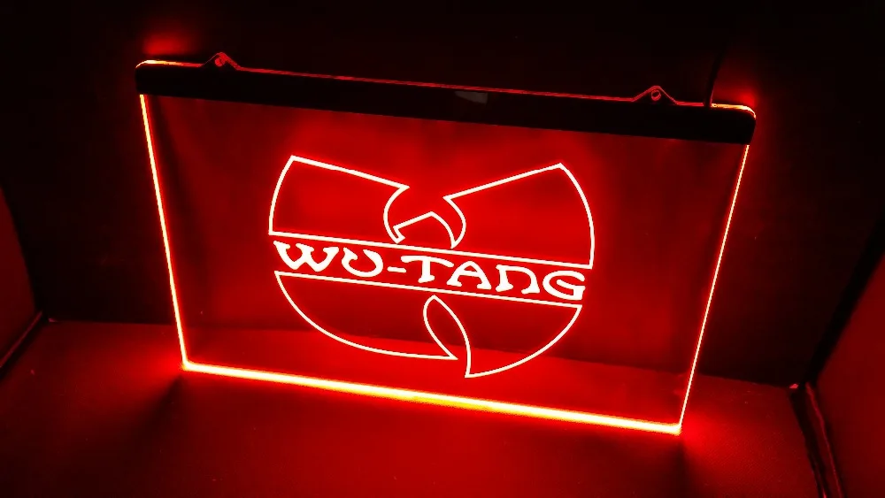 Wu Tang Группа Логотип Пивной бар Паб Ресторан пивной Клуб светодиодный светильник