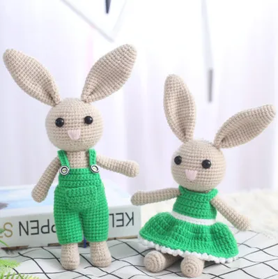 2pcs Ручной работы diy Вязание Шерсть плюшевые не Готовые Игрушки крючком кулон "фонарь" с ткацкими инструментами - Цвет: 2pcs