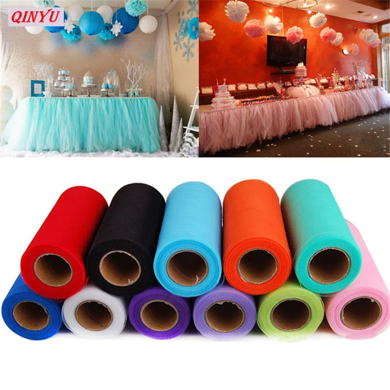 22mX15cm Sheer Crystal Organza Tulle Roll Fabric For Draping Wedding Decoration Party Home New Year 6z | Дом и сад