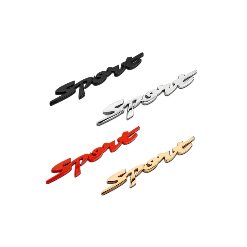 3D спортивная хромированная эмблема автомобильный значок наклейка для гонок