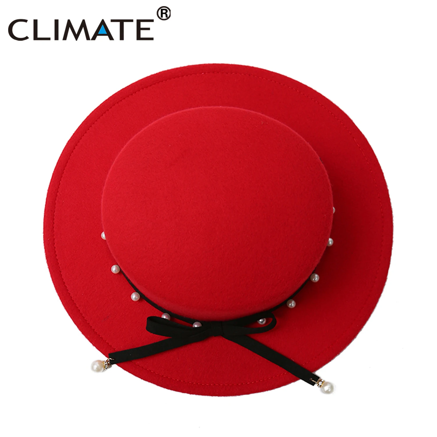 Женская джазовая фетровая шляпа CLIMATE джазовые шляпы в ковбойском стиле для