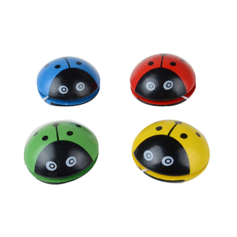 4 вида цветов детские игрушки обучающая игрушка Божья коровка йо мяч деревянные