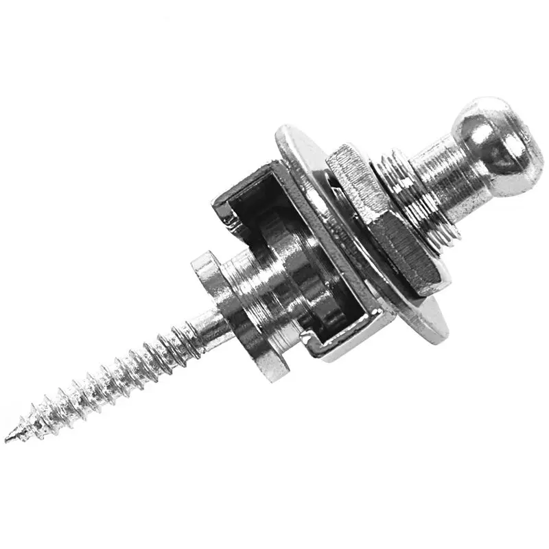 10x с круглой головкой гитарный Бас ремень замки Schaller style Straplocks|Детали и аксессуары