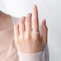 new fashion lovely cute animal silver plated jewelry personality hollow cat sweet women opening rings sr225