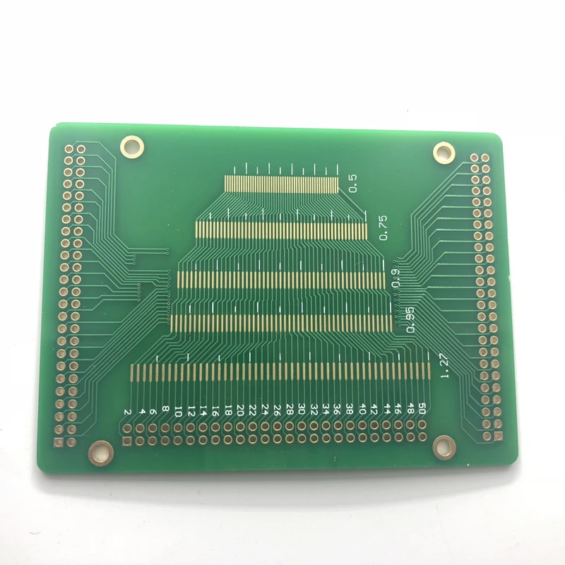 Free shipping 5pc Universal PCB board 50P 0.5 0.6 0.7 0.8 0.85 0.75 0.9 1.27 pitch LCM TFT LCD Transfer test | Электронные