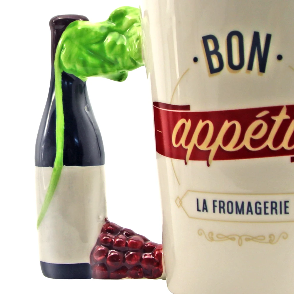 1 шт. Fromagery La fromagery винная бутылка с ручкой кружка для пива с аппетитом чашка для чая керамическая посуда