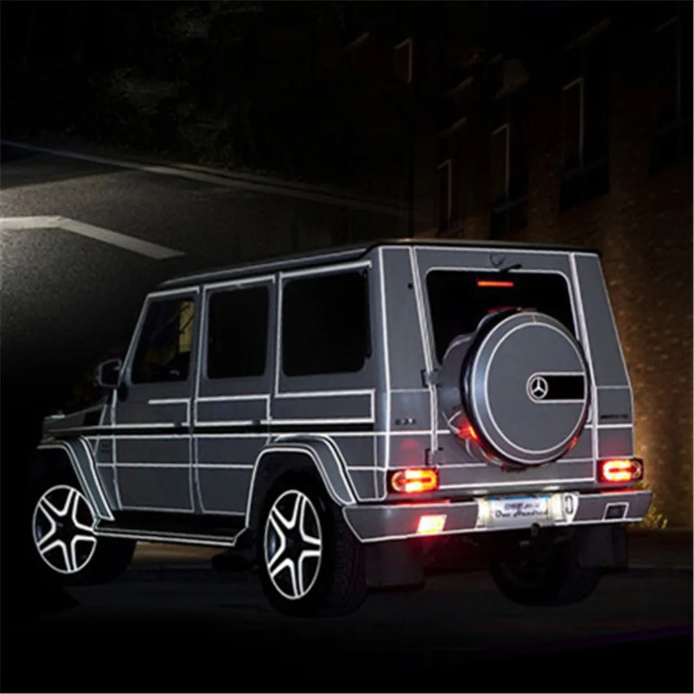 

Car Reflective Sticker DIY Night Magic Reflective Tape Car Stickers Auto Motorcycle Bicycle Warning Trim Strip Car Accessories