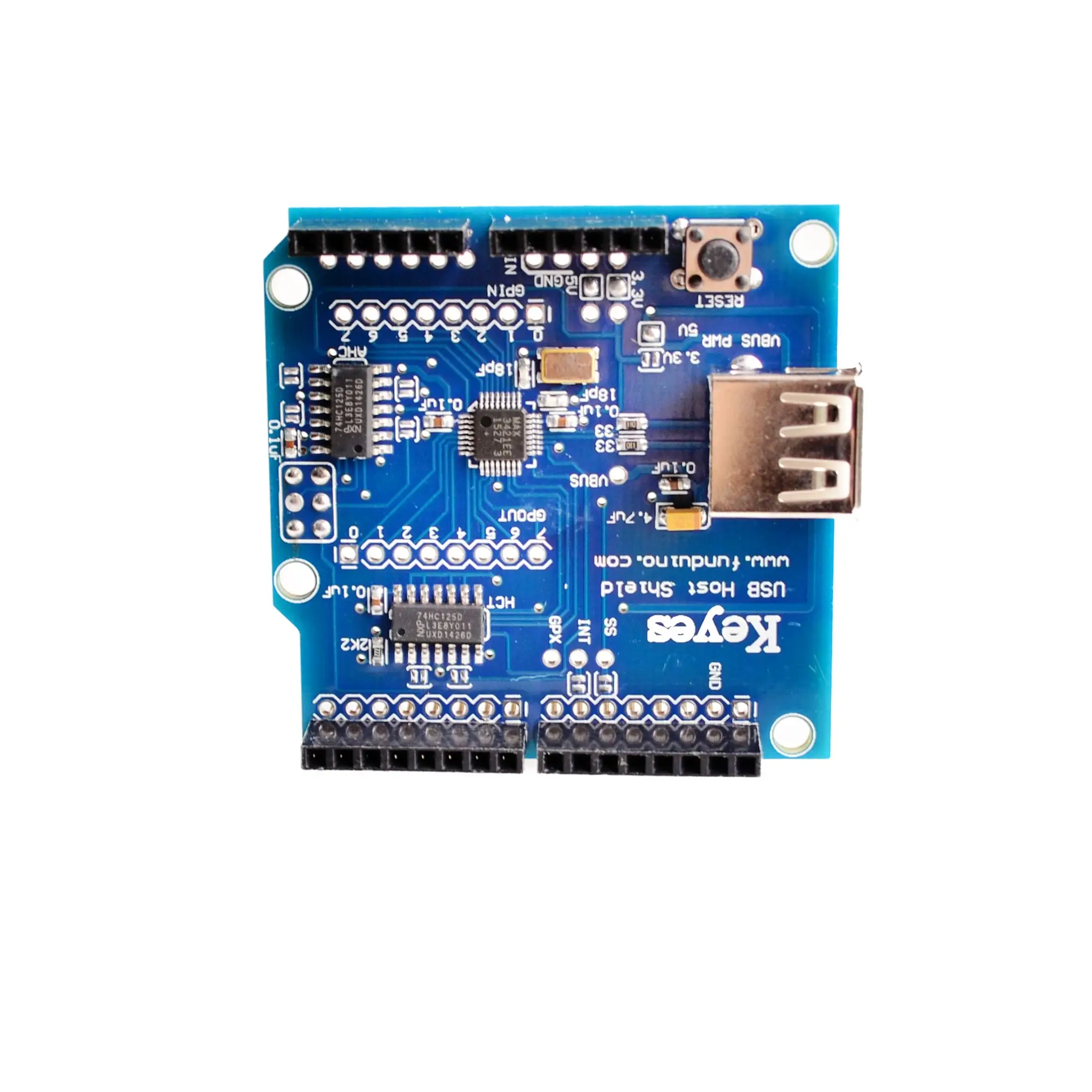 USB Host Shield 2,0 для Arduino UNO MEGA ADK совместима с Android ADK DIY электронная Модульная плата