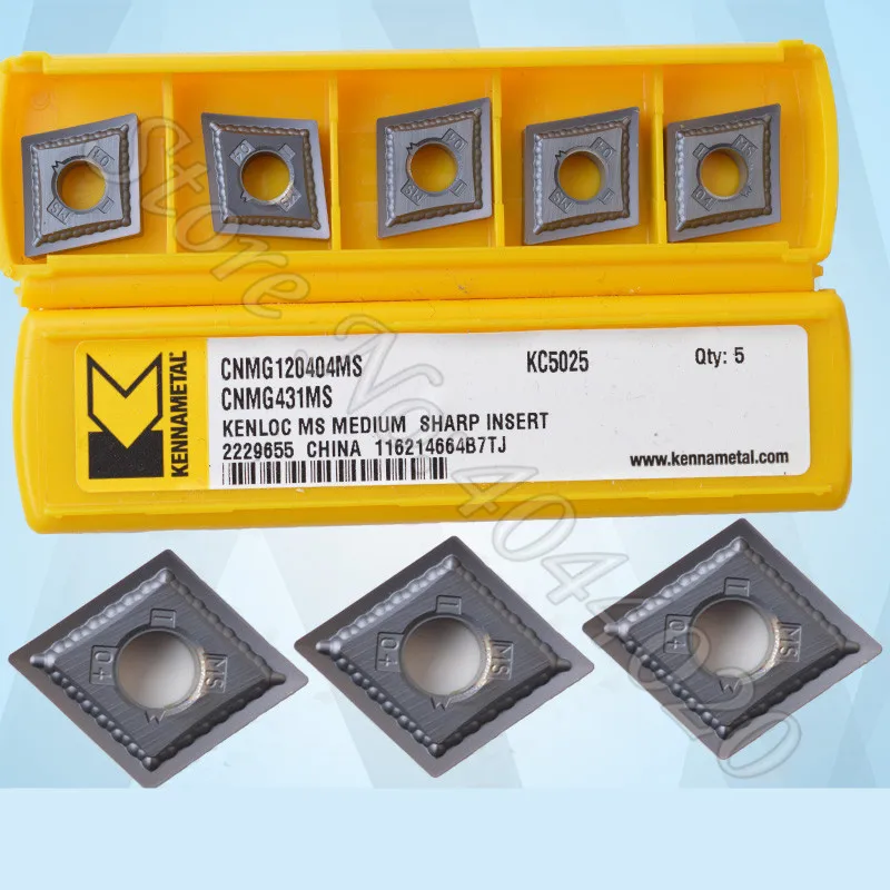 

KENNAMETAL CNMG120404MS KC5025 CNMG431MS KC5025 10pcs Quality goods New original
