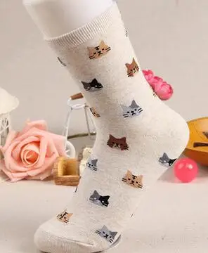 1 пара/лот женский в Корейском стиле с героями мультфильмов носки из хлопка