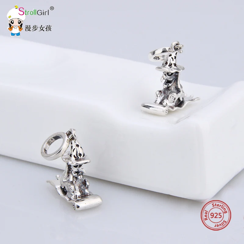 StrollGirl Серебро 925 Античная ведьма Подвески fit DIY браслет европейский кулон бусины для изготовления ювелирных изделий для женщин подарок Лидер продаж