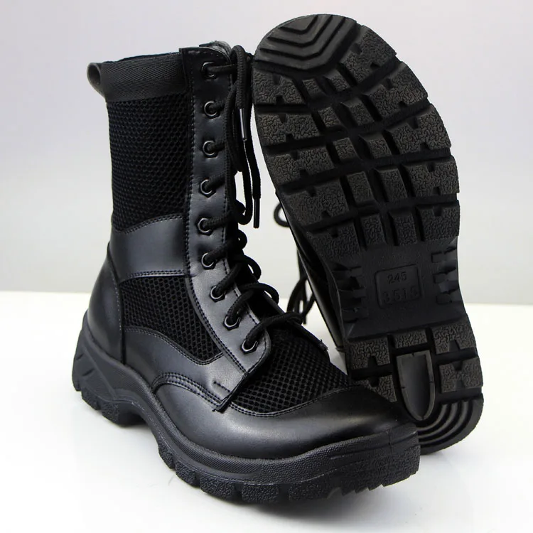 Летние мужские военные ботинки; botas hombre; армейские ботинки; кожаный светильник; высокие дышащие боевые тактические сапоги из сетчатого материала
