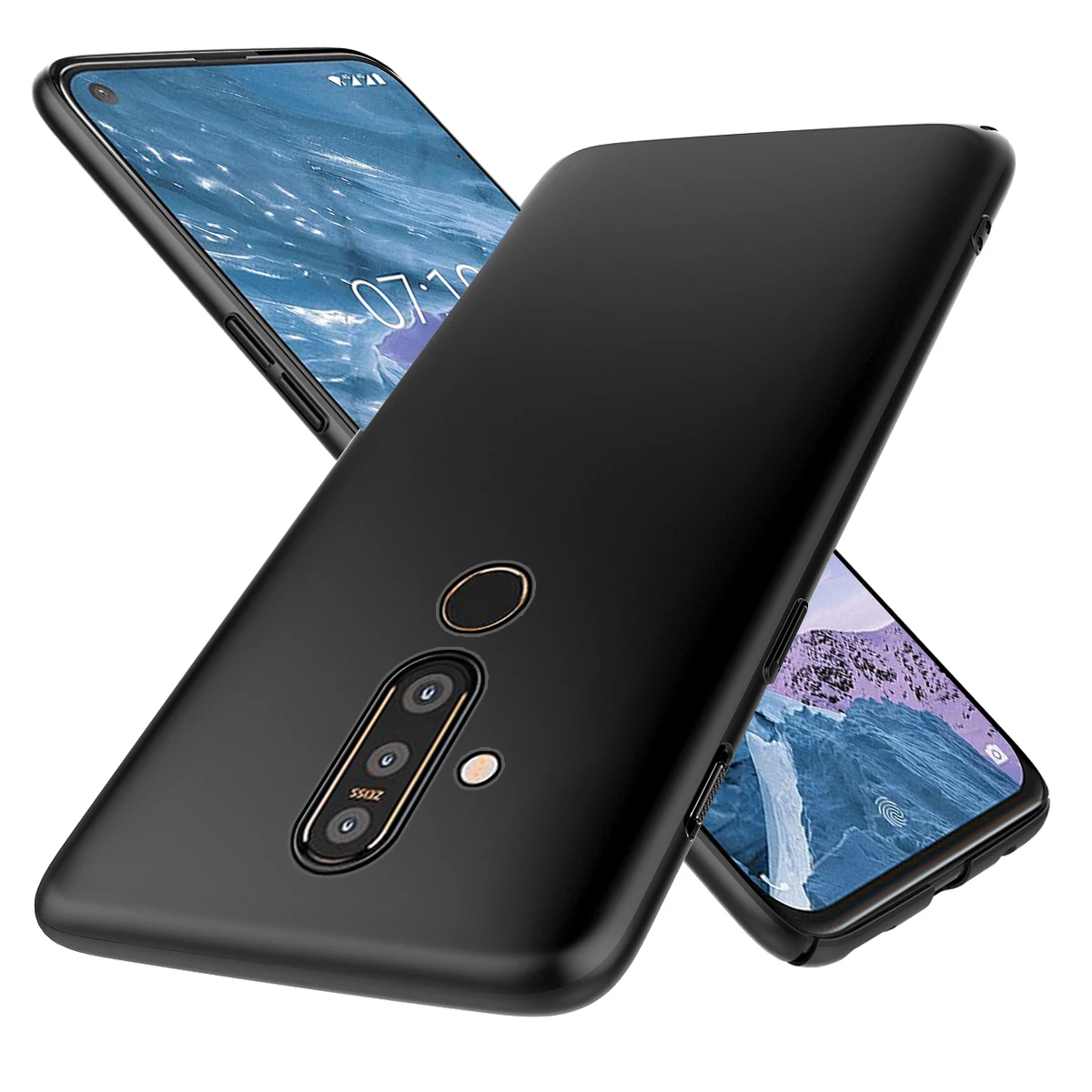 Для Nokia 7 2 6 2X71 4 3 1 Plus 8 9 PureView чехол тонкий мягкий ТПУ противоударный защитный для