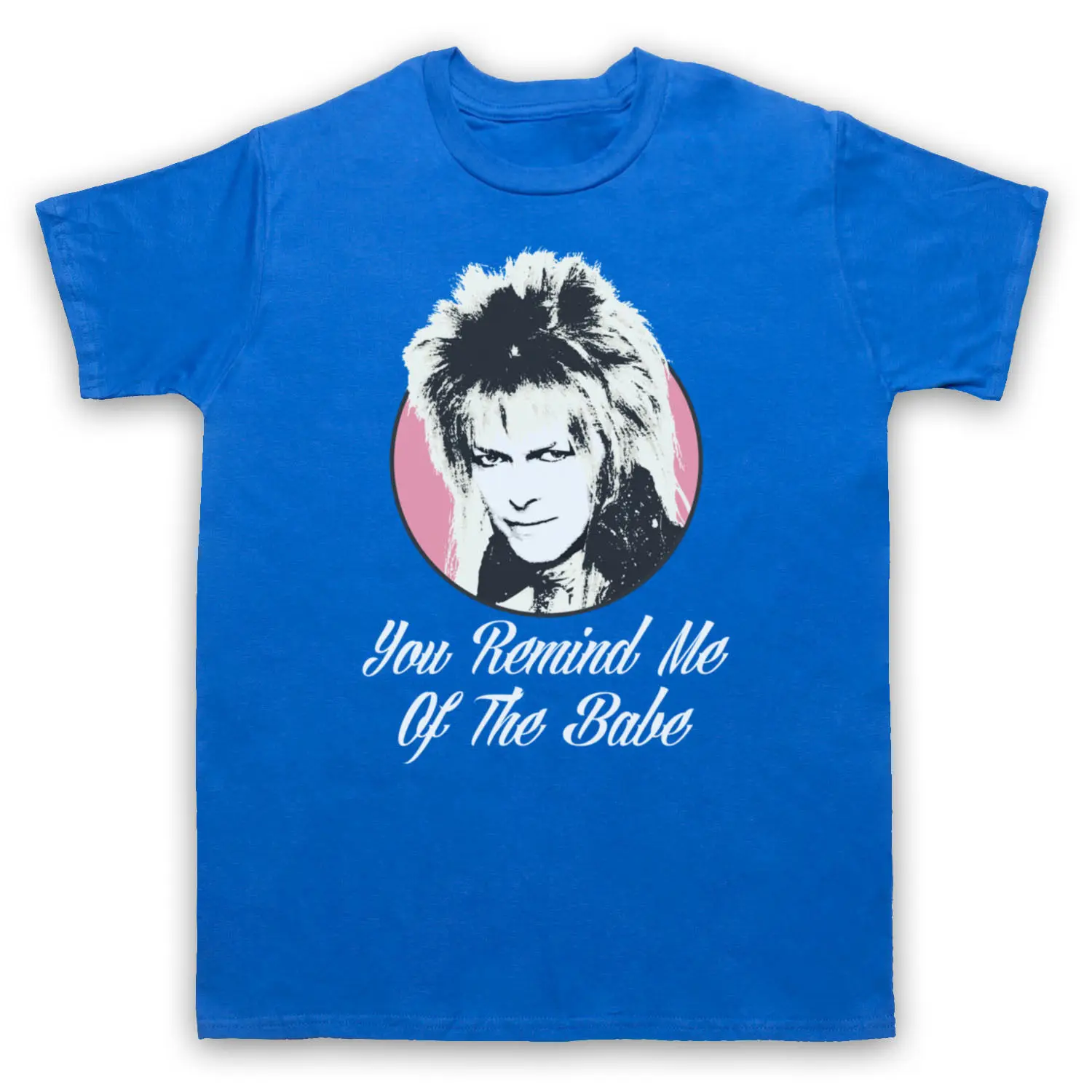 Гоблинский король неформальный лабиринт 80 BOWIE BABE футболка для взрослых и детей