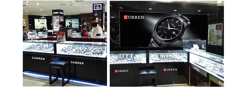 CURREN Роскошные модные женские нарядные кварцевые часы с автоматической датой наручные часы браслет из нержавеющей стали Дамский подарок хрустальный дизайн 9010