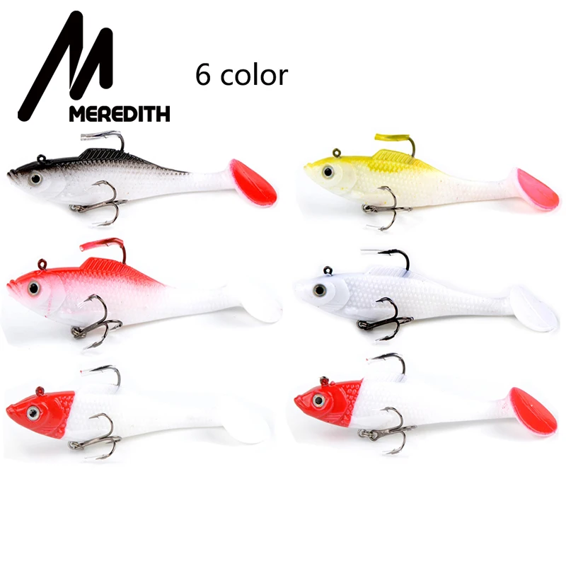 MEREDITH 4 72 дюйма джиг головки с длинным хвостом плавающие приманки для ловли рыбы