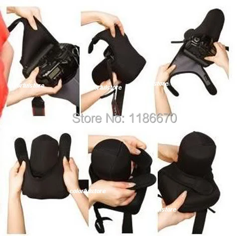 Неопреновый защитный чехол для камеры объектива Nikon D40 D40X D50 D60 D70S D3000 D5000 D3100 D5100 DSLR