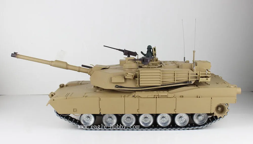 1/16 США M1A2 ABRAMS основной боевой танк 6 0 с пушкой пусковой отдачей 3918 1 продвинутый