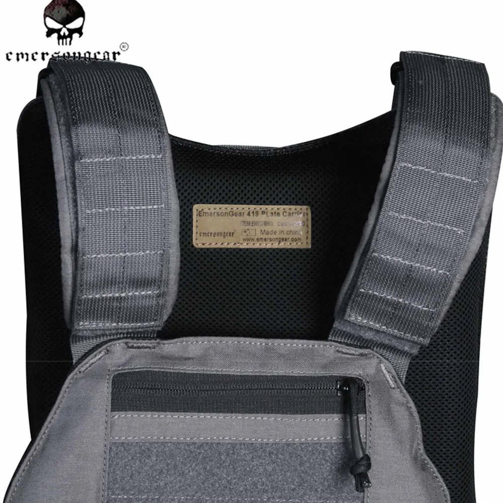 Emersongear Молл Боевой жилет 419 пластина Перевозчик EM7376 волк серый|vest plate carrier|assault