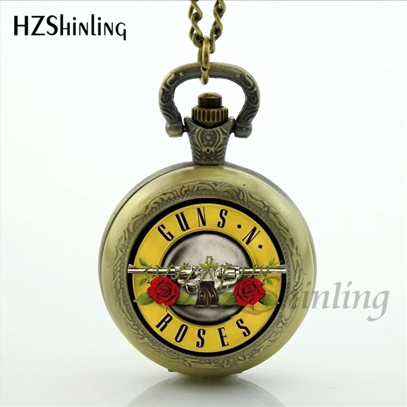 Классическая Роскошная металлическая рок группа Queen богемные карманные часы