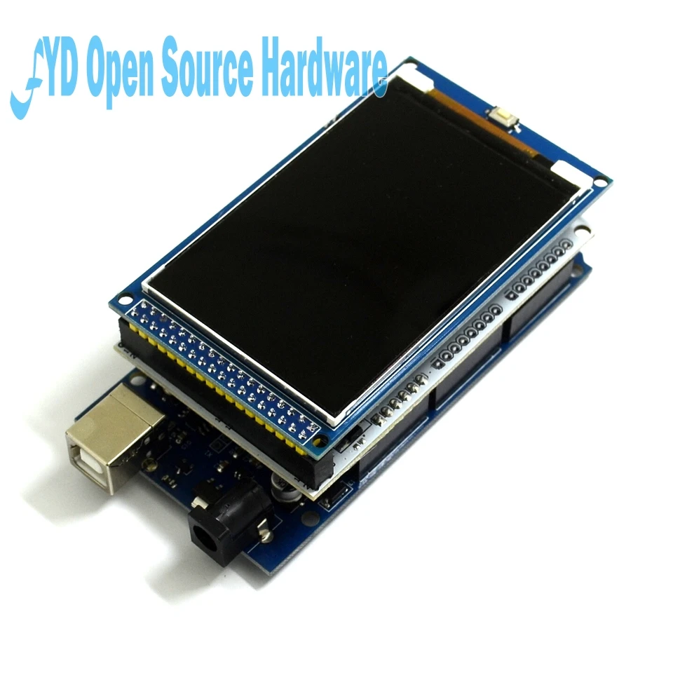 1 комплект 3 2 &quotTFT LCD Touch + TFT дюймов щит Mega 2560 R3 с usb кабелем | Электронные компоненты
