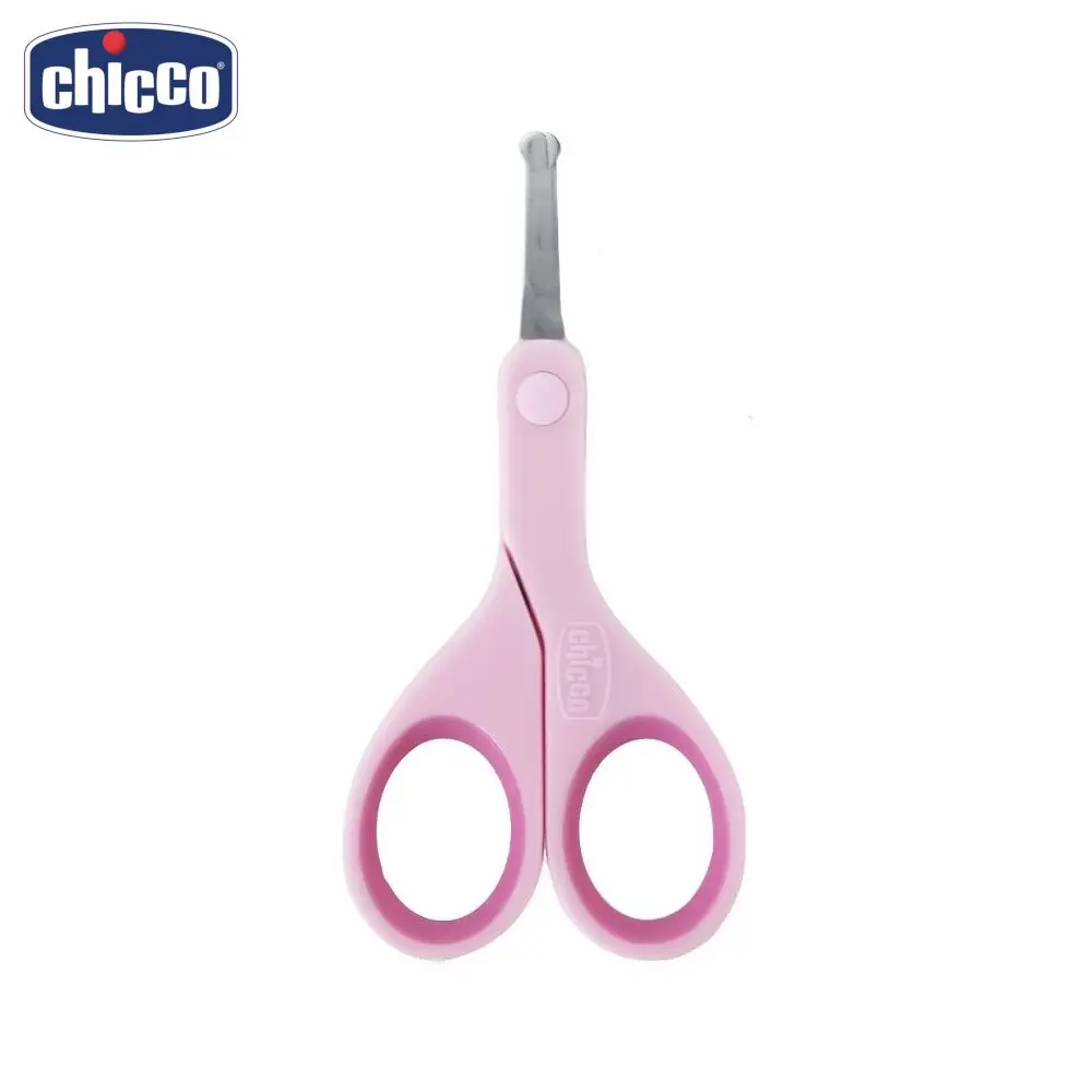 Ножницы детские Chicco Baby Moments из нерж. стали с закругл. концами 0 мес.+ цвет