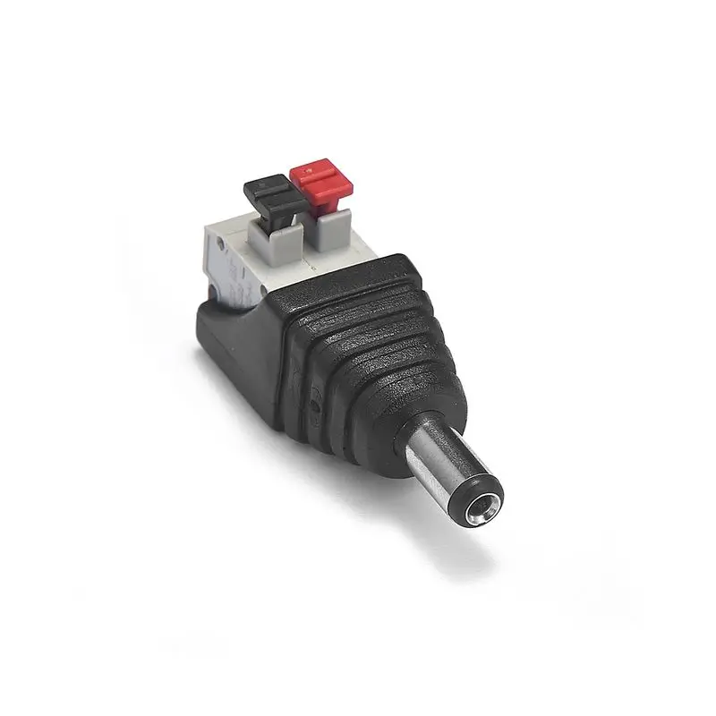 female connector 5 в 12 В 24 в 250 в 10 А Разъем питания постоянного тока 5,5x2,1 мм Женский штекер переходник разъемы для светодиодной ленты освещения камеры видеонаблюдения - Цвет: female connector