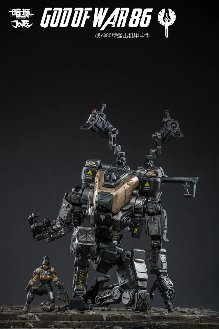 1/25 JOYTOY Аниме Фигурки игрушки Трансформация Робот Бог войны 86 серебро Коллекционное издание подарок