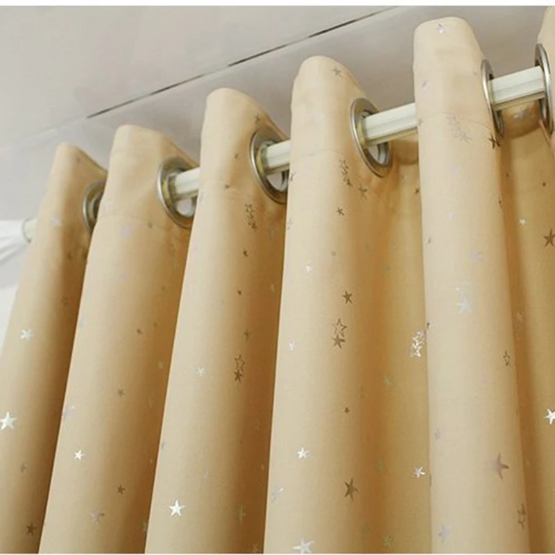Детские дневные 4 вида цветные Звездные печатные оконные шторы для спальни