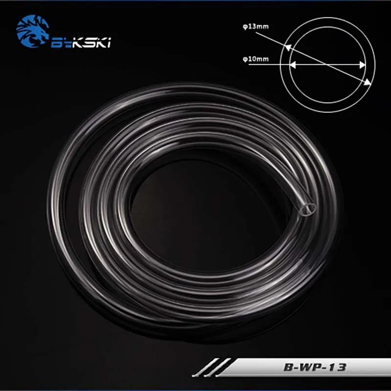 

Bykski B-WP-13,PVC Soft Tubes,3/8"ID*1/2"OD 10x13mm,Transparent Blue Red Black White,for water cooler System Pipelin
