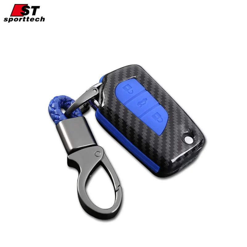 3 Button Car Case Cover For TOYOTA Levin Corolla Camry Reiz Highlander RAV4 Key Ring Keychain Holder Parts Gifts Styling Hot | Автомобили