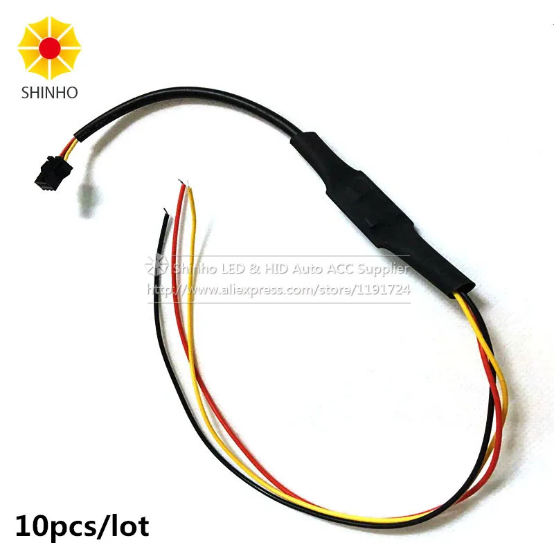 10 шт. Бесплатная доставка 30 см 45 60 85 гибкая лампа для фар дневного света