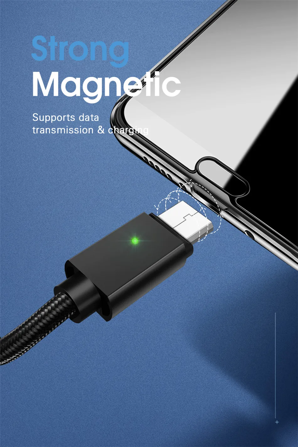 Essager Micro USB кабель 3 м магнитное зарядное устройство для samsung Xiaomi lenovo huawei 1 м 2 м Быстрая зарядка кабель для передачи данных кабели для мобильных телефонов