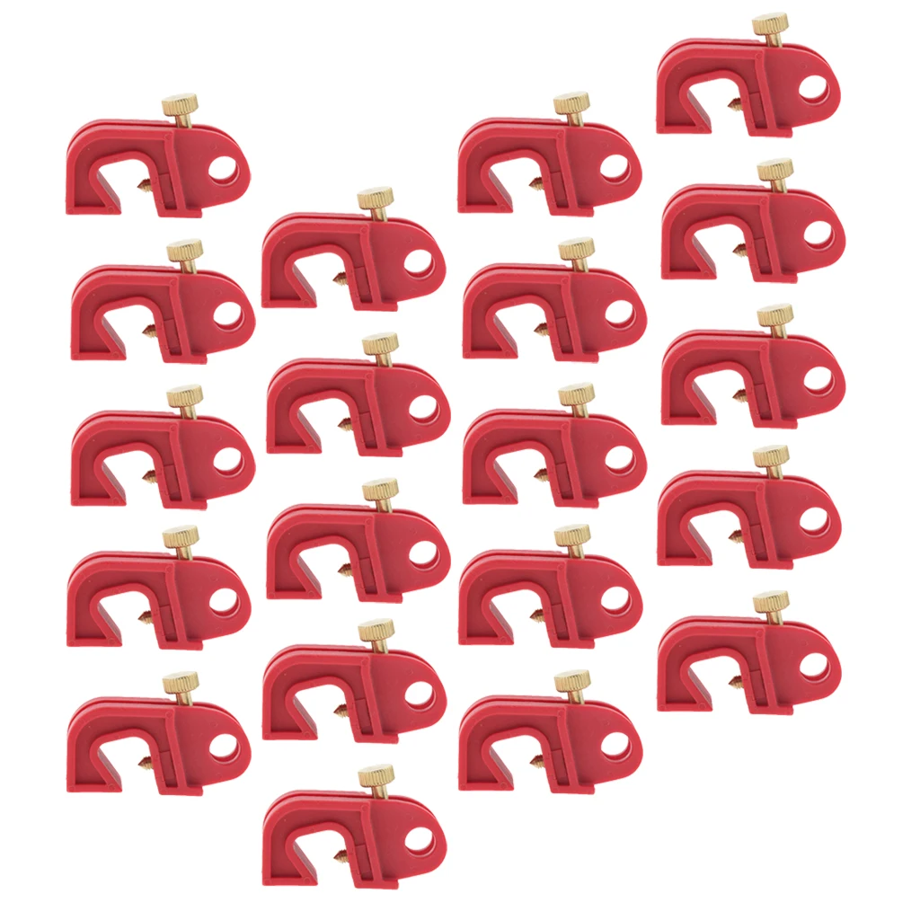 

20 Pcs Universal Circuit Breaker Lockout, Electrical Safety Device