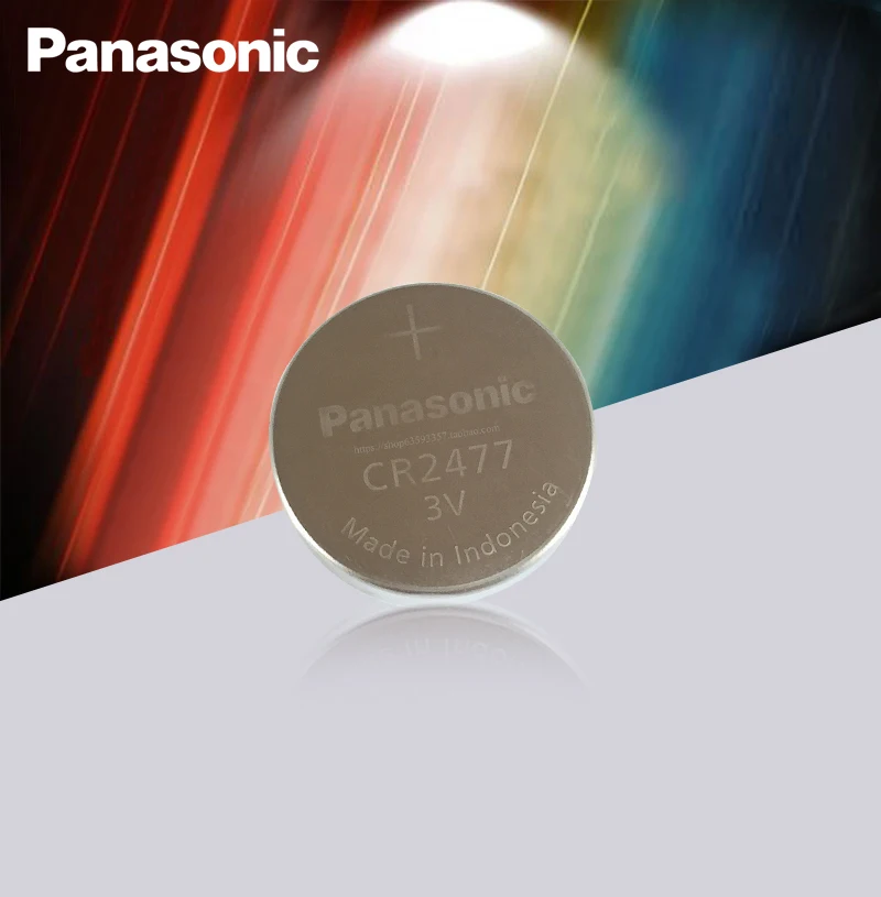 2 шт./лот подлинный Panasonic CR2477 3V CR 2477 высокая производительность высокая термостойкость Кнопка монета батареи