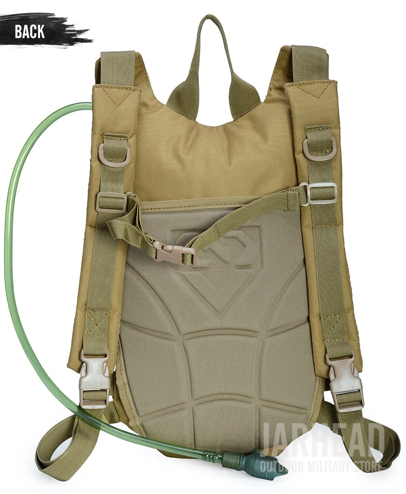 2.5L Открытый Рюкзак Molle военный тактический гидратор сумка Велоспорт воды мешок кемпинг езда Пешие прогулки Оксфорд Верблюд Сумка для воды