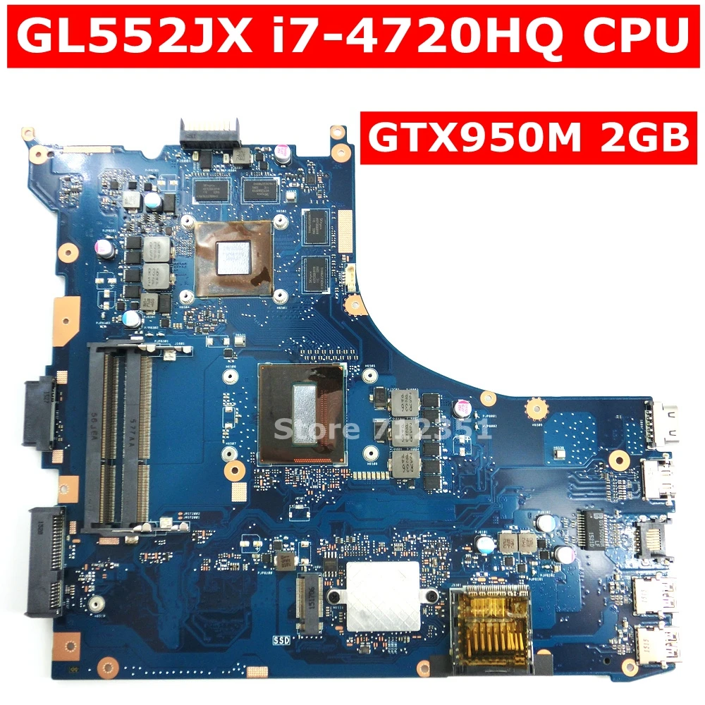 GL552JX i7-4720HQ Процессор GTX950M 2 Гб материнская плата ASUS ROG GL552JX GL552J GL552 GL552JK ZX50J ZX50JX FX-PLUS материнская плата для ноутбука