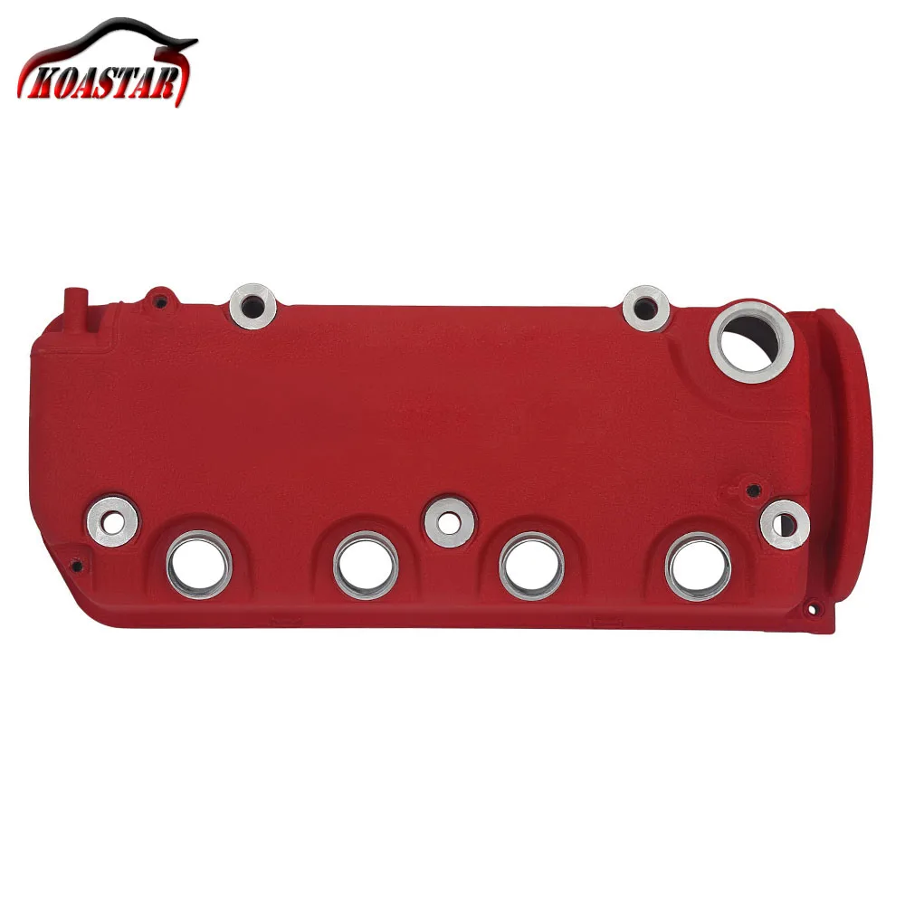 With logo red Тип R крышка клапана двигателя рокер крышка клапанной коробки для Honda Civic D16Y8 D16Y7 VTEC SOHC - Цвет: With logo red