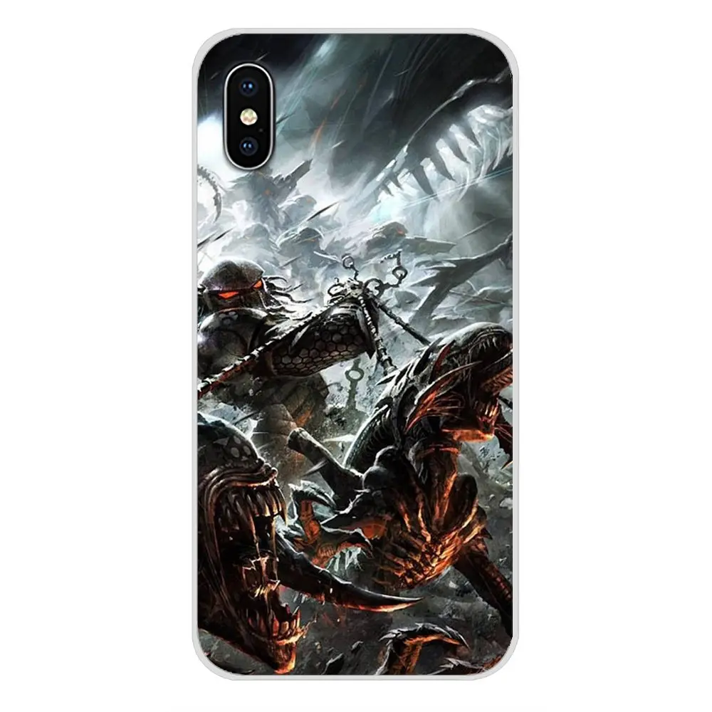 Аксессуары чехлы для телефонов Чехлы Alien vs Predator Samsung Galaxy S3 S4 S5 Mini S6 S7 Edge S8 S9 S10 Lite Plus