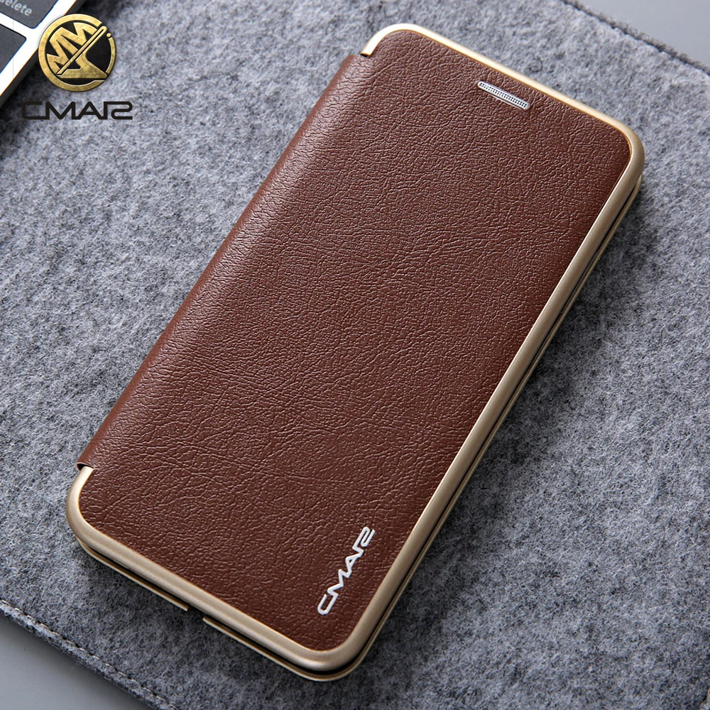 Роскошный кожаный флип чехол с отделением для карт Funda Huawei P20 Lite телефона магнитом