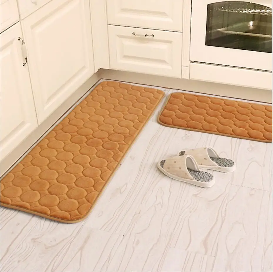 50x80 + 60x160 см/комплект утолщенные коралловые бархатные ковры для гостиной
